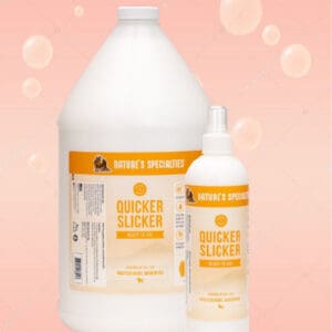 A bottle of cleaner and a spray bottle