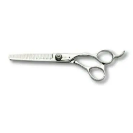 A pair of scissors with a handle on the side.